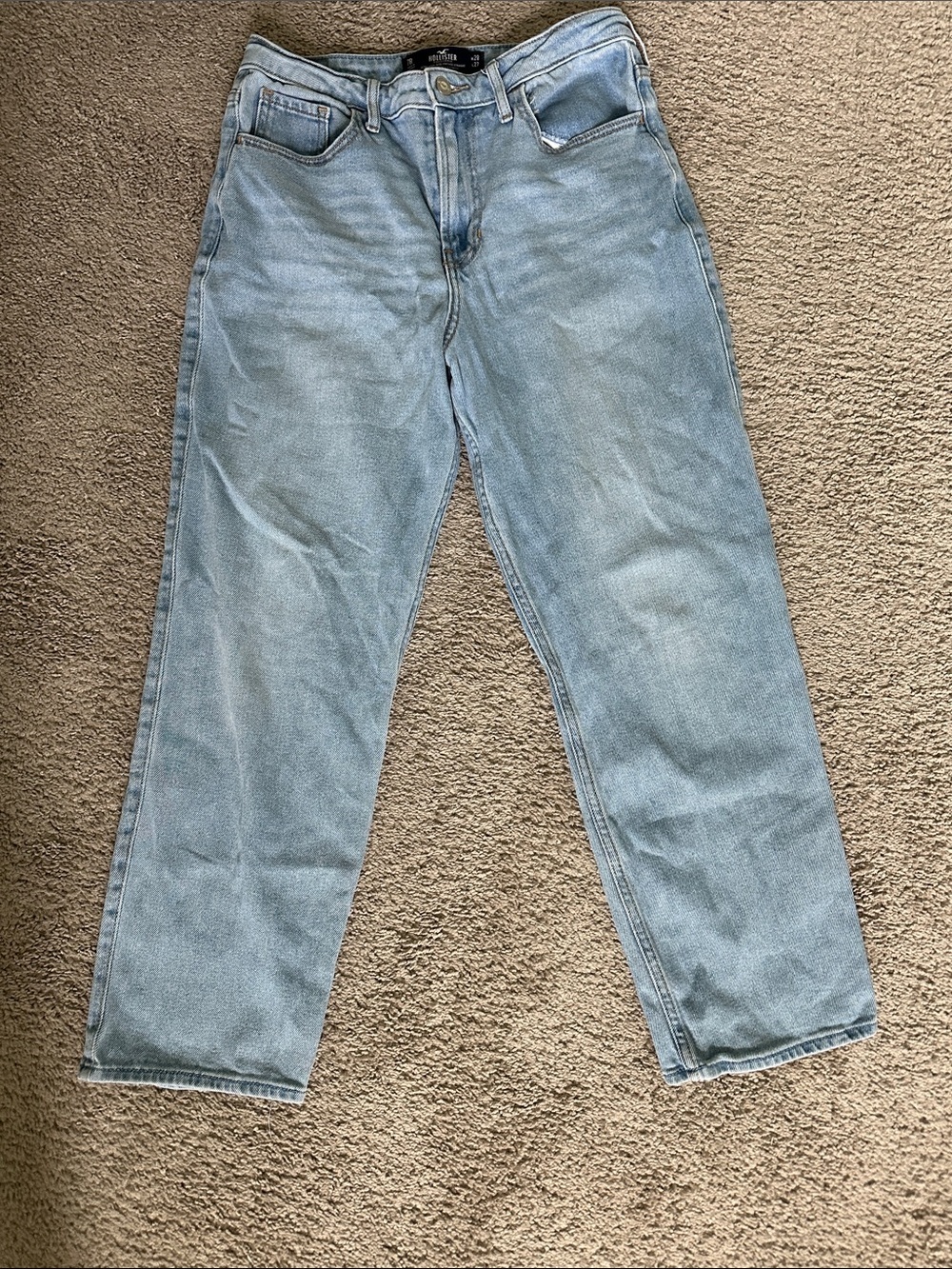 Hollister Light Blue Straight Jeans